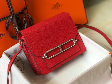 HM Mini Evercolor Sac Roulis 19 Red For Womtlm, Handbags, Shoulder Bags 7.5in/19cm