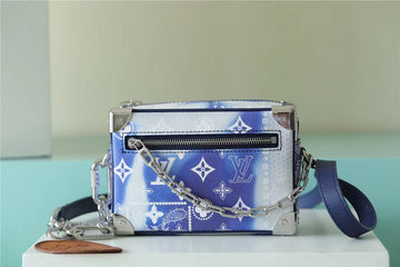 LV Mini Soft Trunk Monogram Bandana Blue For Mtlm, Bags, Shoulder And Crossbody Bags 7.3in/18.5cm LV M20557