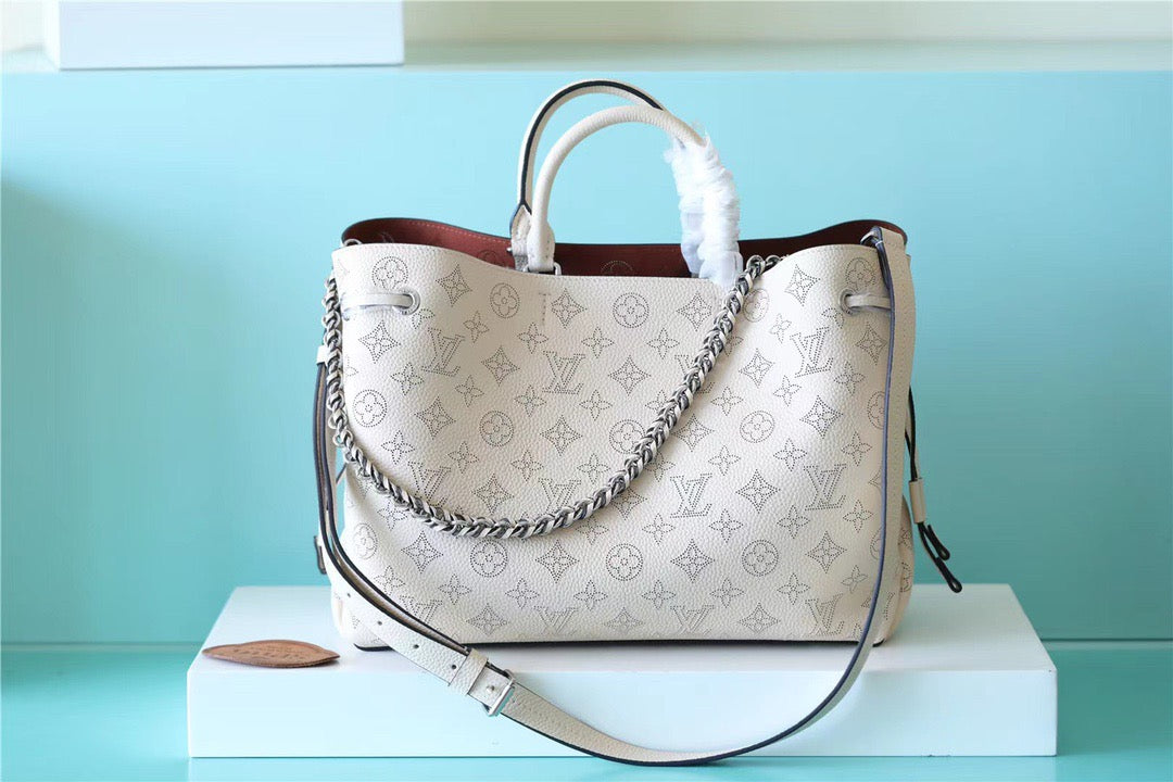 LV Bella Tote Mahina Creme Beige For Womtlm,  Shoulder And Crossbody Bags 12.6in/32cm LV M59203