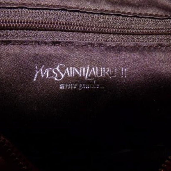 YSL Pink Leather White Polka Dot Print Fabric