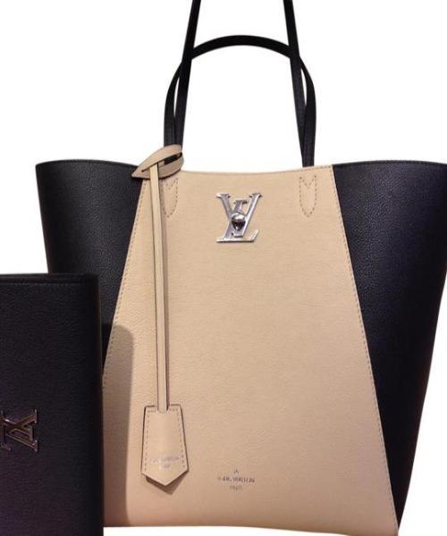 Louis Vuitton Lockme Cabas Bag Vanilla Noir