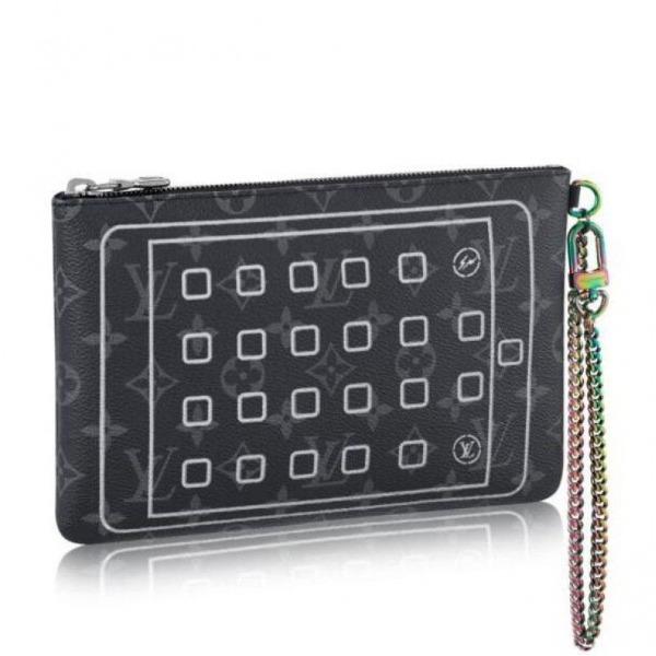 Louis Vuitton Ipad Pouch Monogram Eclipse Flash