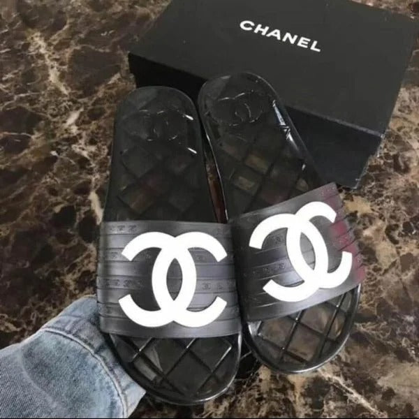 Chanel Big CC Pool Slides