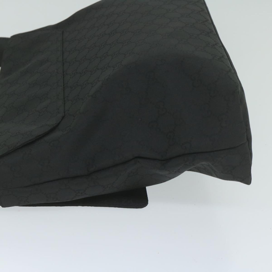 GUCCI GG Canvas Shoulder Bag Black 272351 Auth 60063