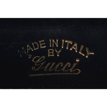 Gucci navy leather early Jackie shoulder bag with gold GG clasp