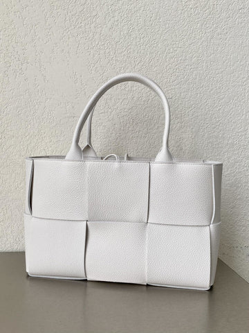 BV Arco Tote Bag For Womtlm 11.8in/30cm In Chalk 652867VCP119009