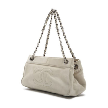 CHANEL ?CHANEL?Coco Chain Sder Caviar S White (Silver G ) Shoulder Bag Mini Shellder Bag  Bag Hybrid ? Ship?