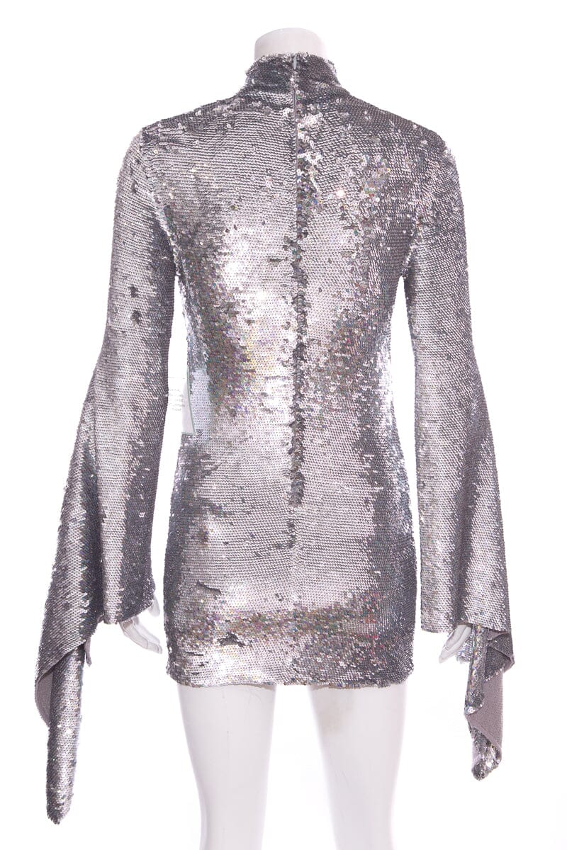 Ashish Silver Sequin Dress SZ XS NWT