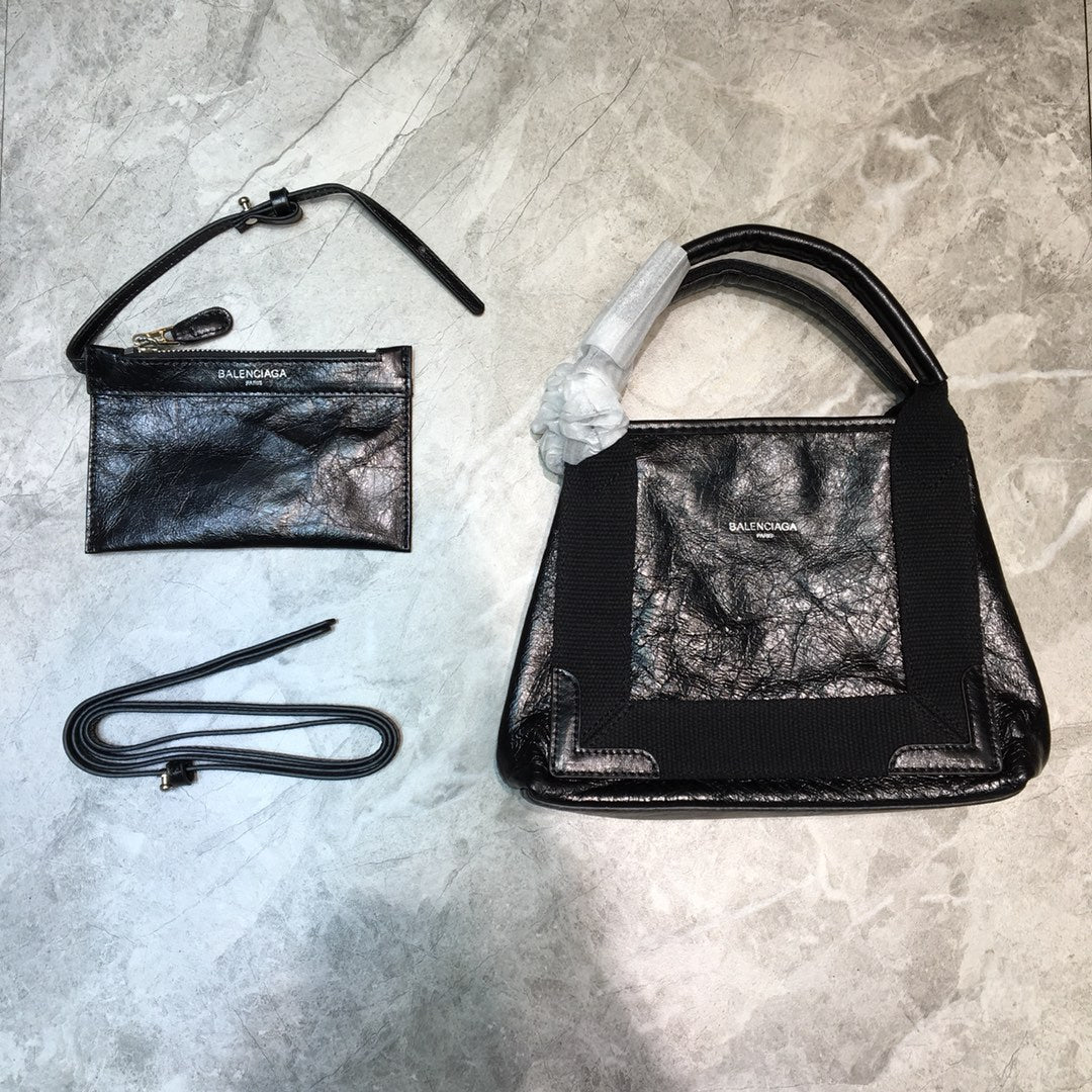 Baltlm Navy XS Tote Bag In Black, For Womtlm,  Bags 12.6in/32cm