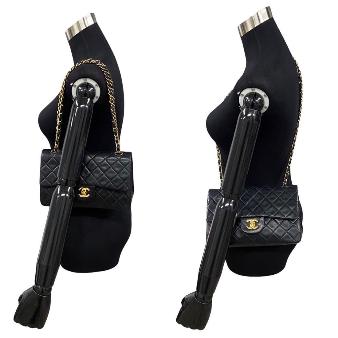 Chanel Matelasse Double Flap Leather Shoulder Bag ???? in Good condition