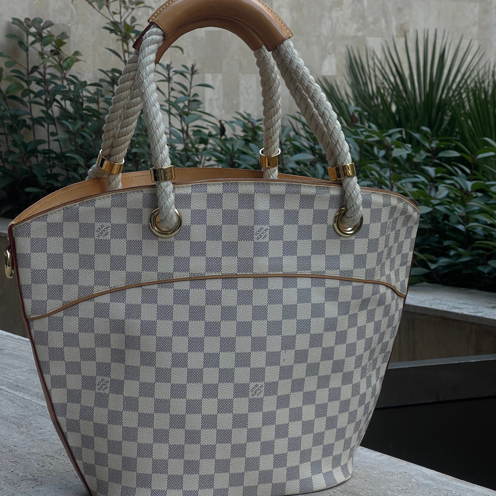 Louis Vuitton - sac pampelonne damier azur