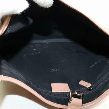 Gucci Jackie Shoulder Purse Pink Ruched Fabric And Pink Leather Hobo Bag