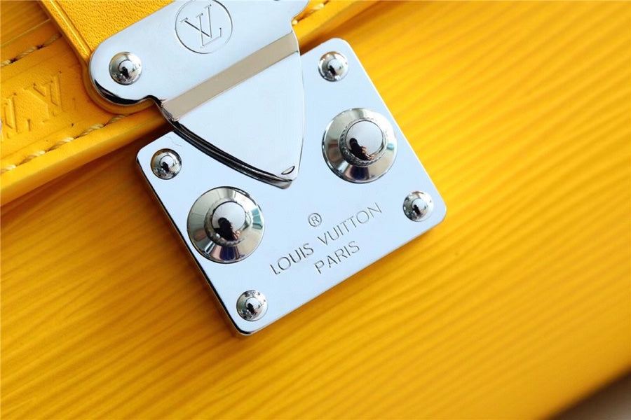 LV Papillon Trunk Epi Yellow For Womtlm, Womtlm’s Bags, Shoulder And Crossbody Bags 7.5in/19cm LV 