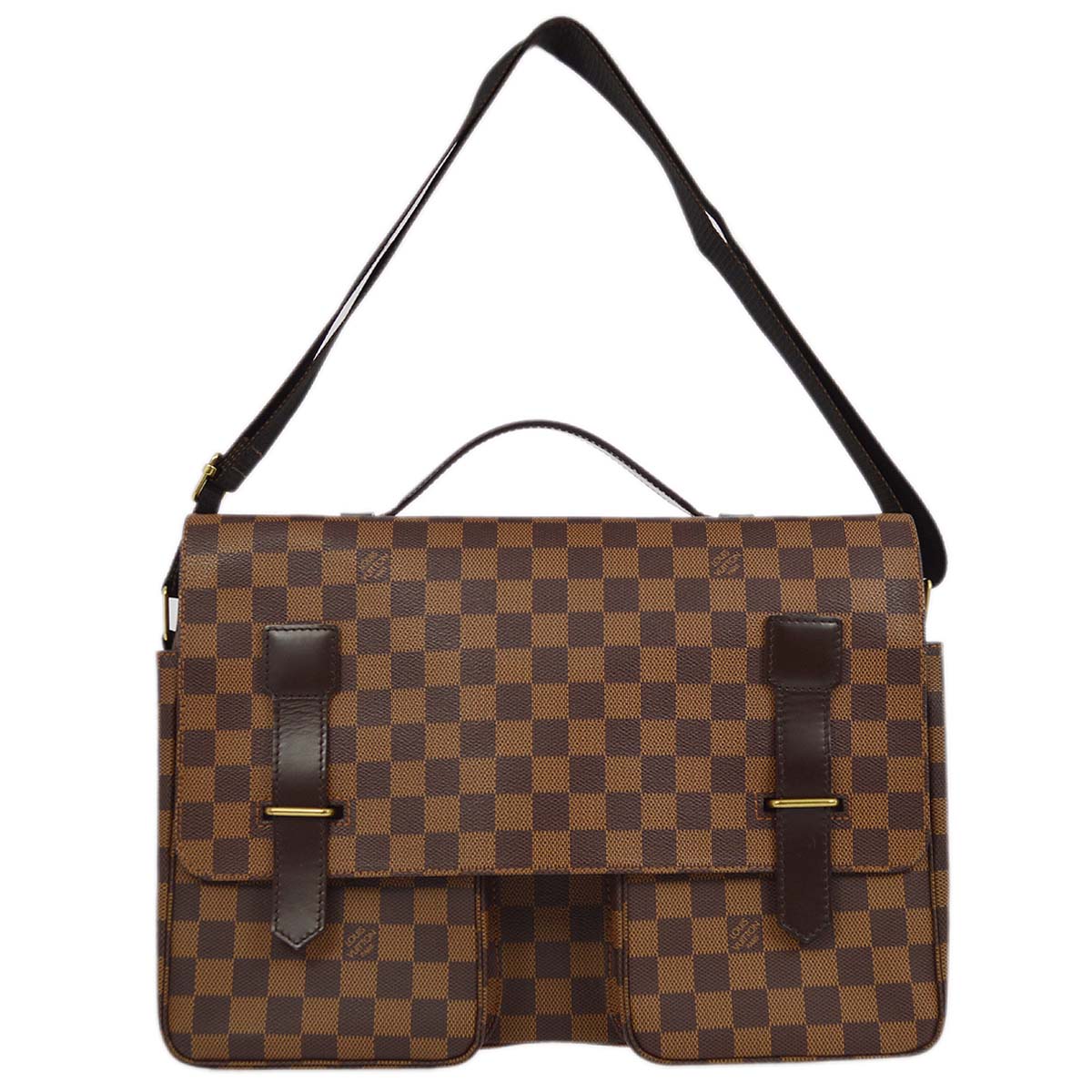 Louis Vuitton 2000 Damier Broadway 2way Shoulder Business HandBag N42270
