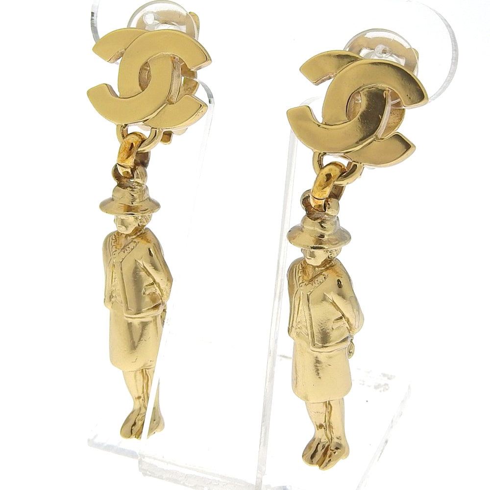 ?Suale  OFF? ?CHANEL? Chanel Mademoiselle Coco Doormotif G  02P  Earring ?Supersale? A+ Ranked Earring