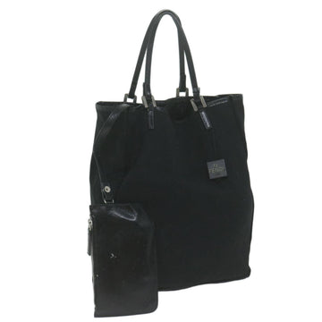 FENDI Hand Bag Nylon Black Auth 65087