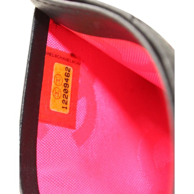 Chanel Black Cambon Card Holder 2008-2009