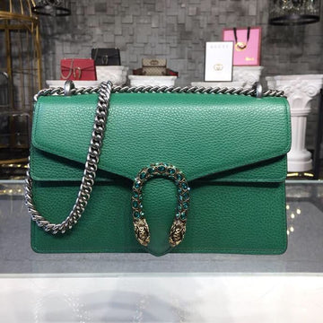 gg Dionysus Shoulder Bag Emerald Gretlm Metal-Free Tanned For Womtlm 11in/28cm gg 400249 CAOGX 3120