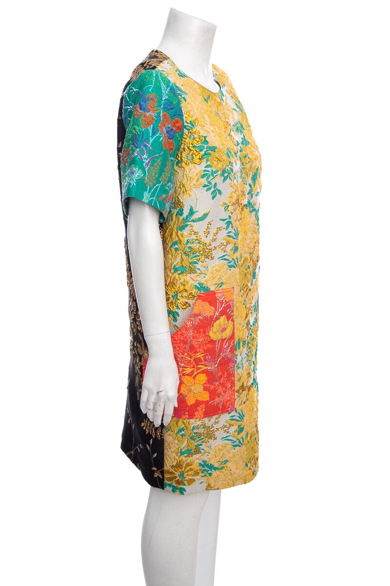 Libertine Multicolor Jacquard Floral Dress SZ S NWT