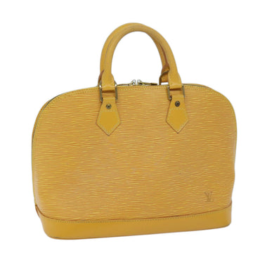 LOUIS VUITTON Epi Alma Hand Bag Tassili Yellow M52149 LV Auth 67951
