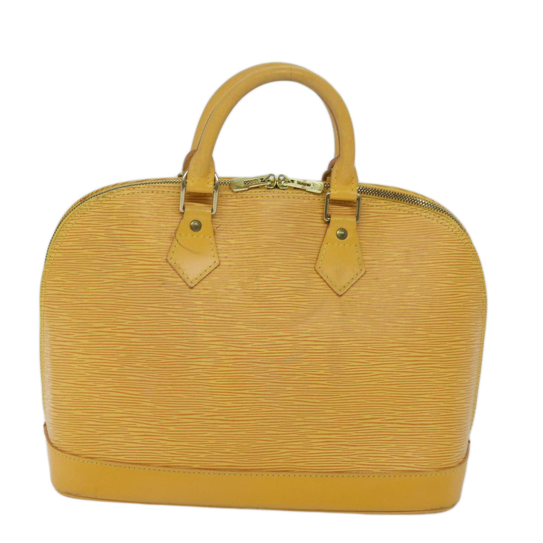 LOUIS VUITTON Epi Alma Hand Bag Tassili Yellow M52149 LV Auth 67951