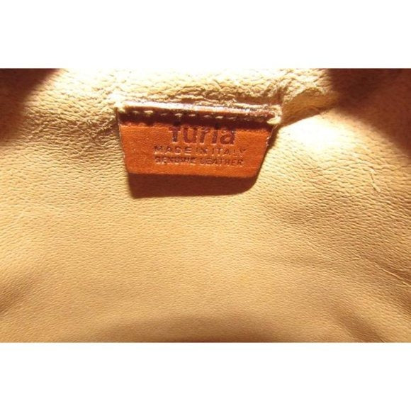 Furla Multi Color Floral Leather Canteen Style Cross Body Bag