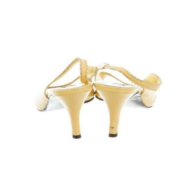 Sonia Rykiel Yellow Slingback Sandals Pumps Size Us