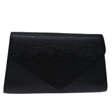 LOUIS VUITTON Epi Art Deco Clutch Bag Black M52632 LV Auth 68105