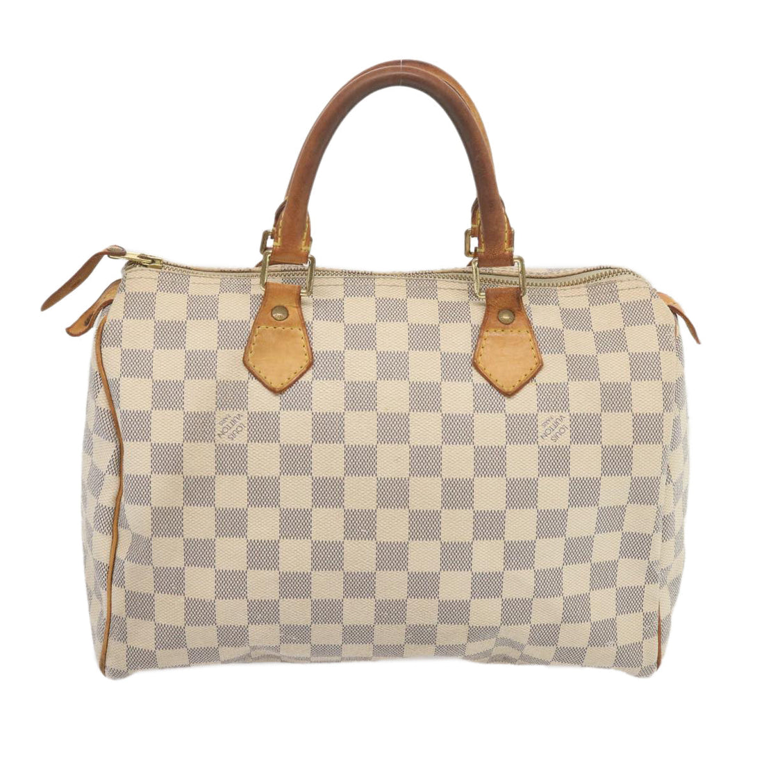 LOUIS VUITTON Damier Azur Speedy 30 Hand Bag N41533 LV Auth 68486