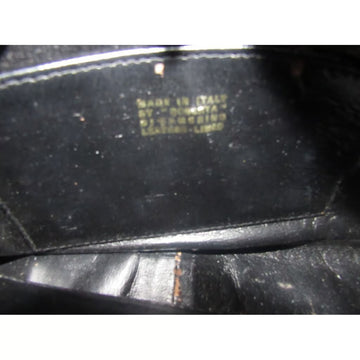 Roberta di Camerino Art Deco look velvet & leather two-way purse