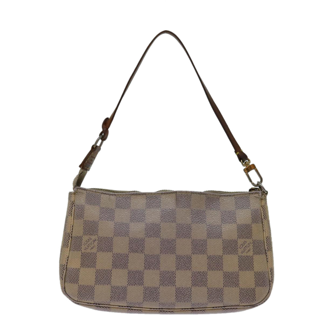 LOUIS VUITTON Damier Azur Pochette Accessoires Pouch N51986 LV Auth 68937