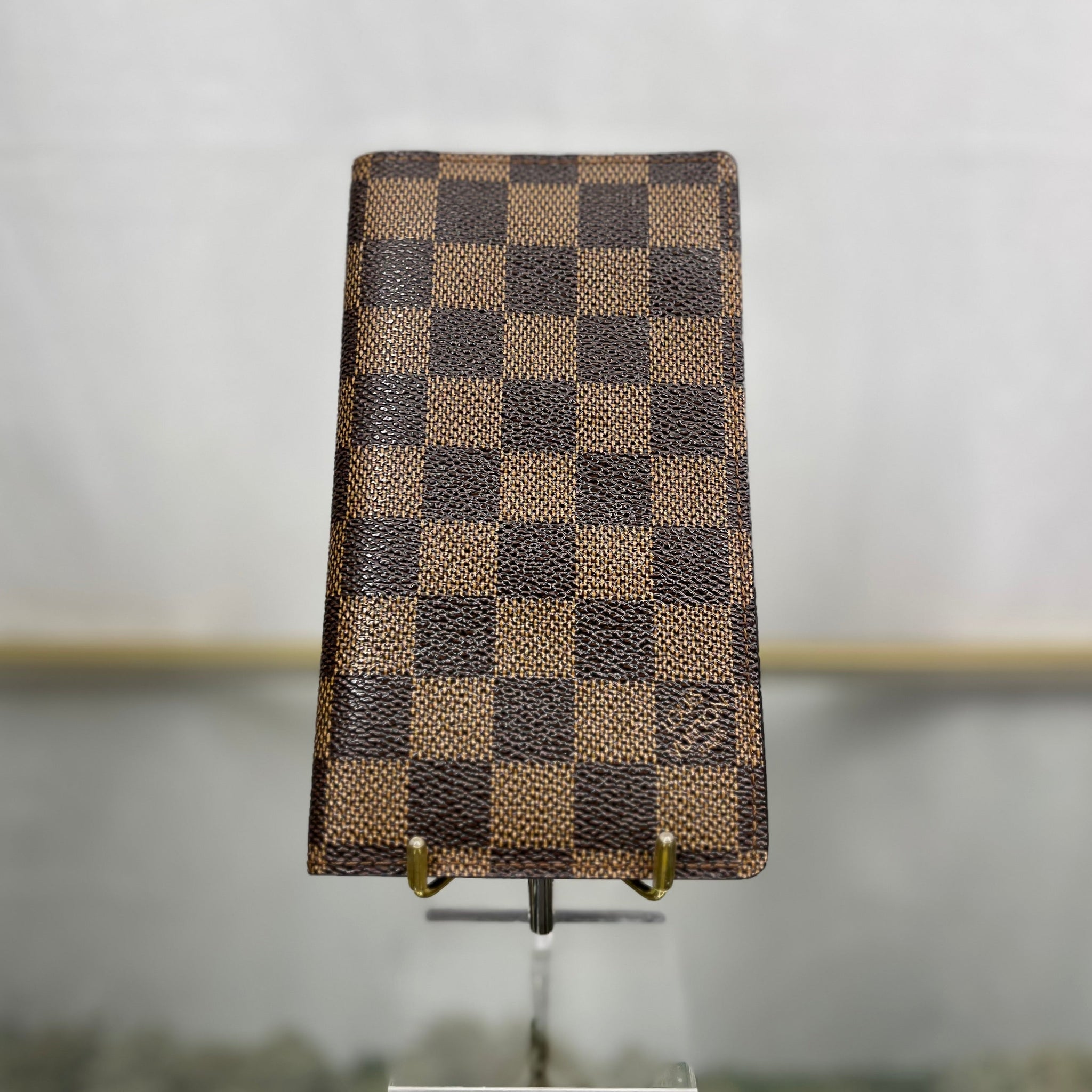 LOUIS VUITTON Damier Ebene Checkbook Wallet