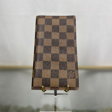 LOUIS VUITTON Damier Ebene Checkbook Wallet