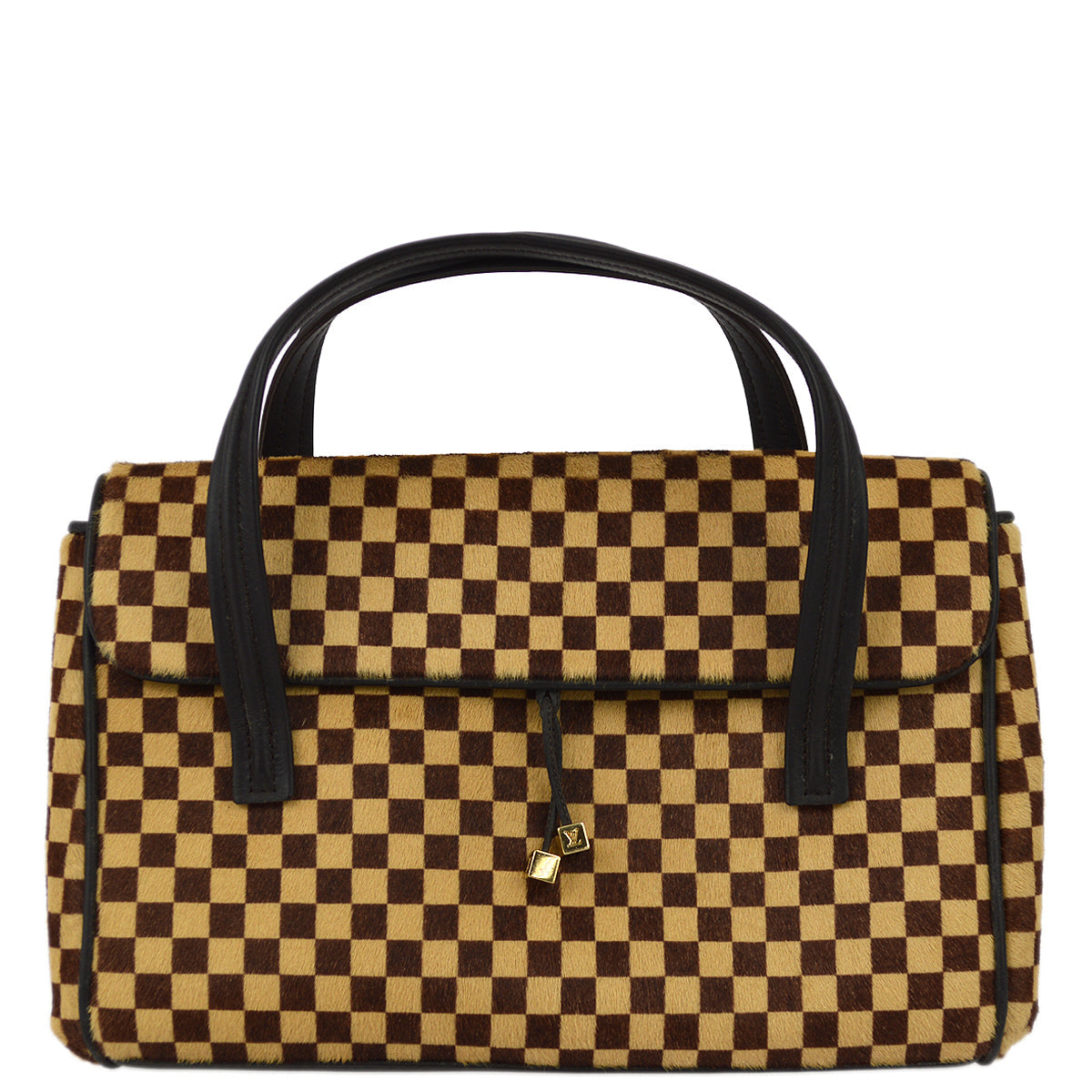 Louis Vuitton 2002 Damier Sauvage Lion HandBag M92131