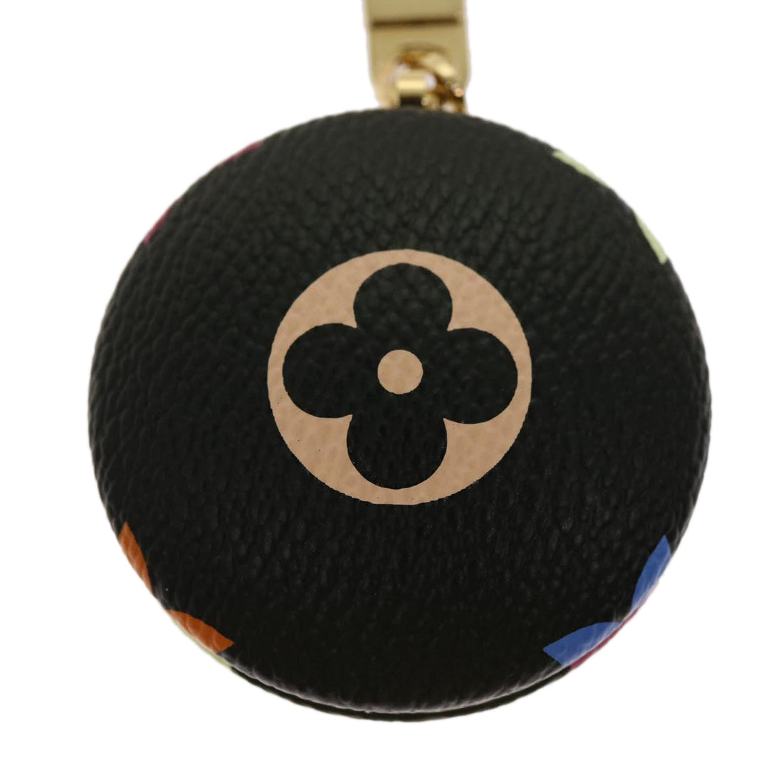 LOUIS VUITTON Multicolor Canvas Astropill Key Holder Black M51912 Auth 69095SA