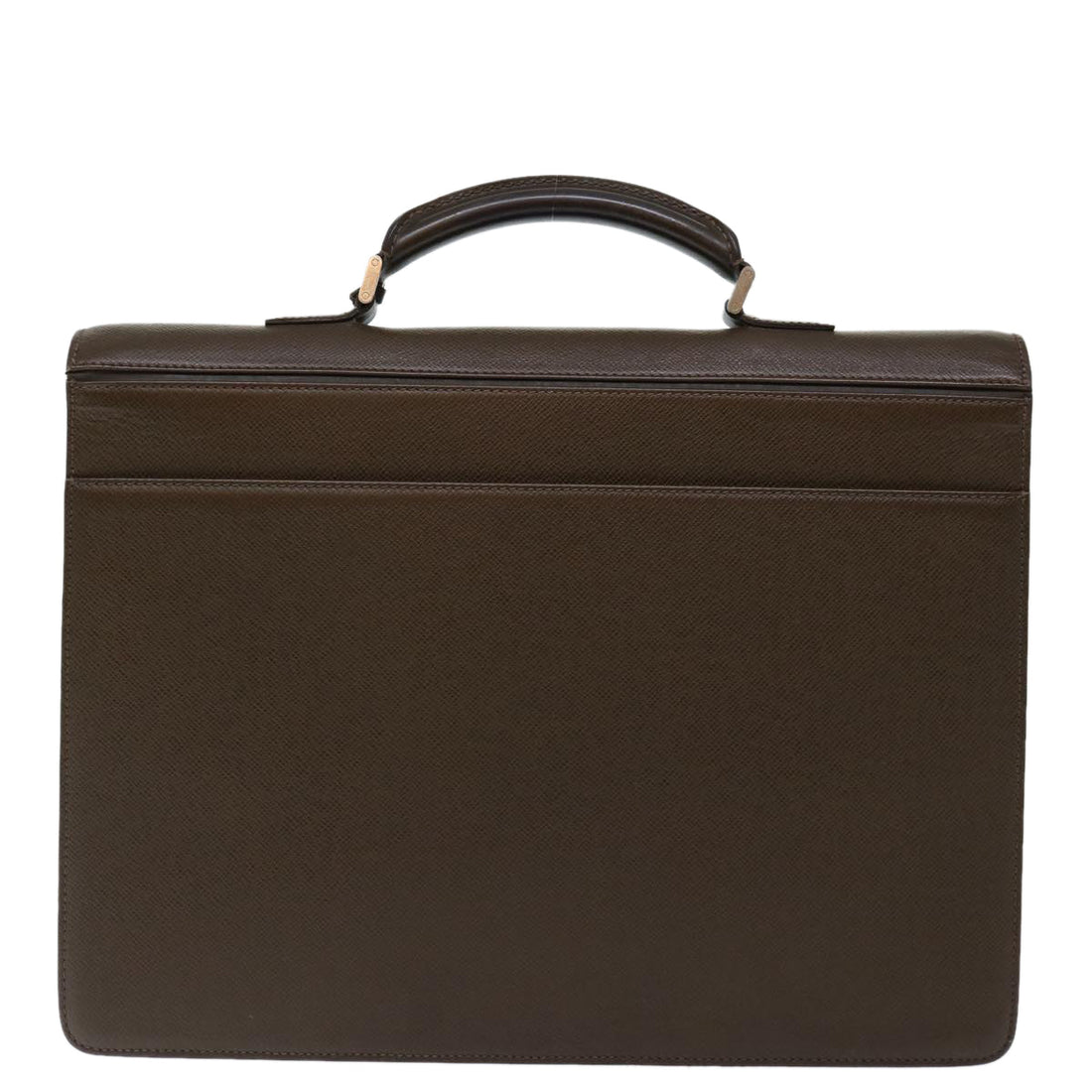 LOUIS VUITTON Taiga Robusto 1 Business Bag Grizzly M31058 LV Auth 69123