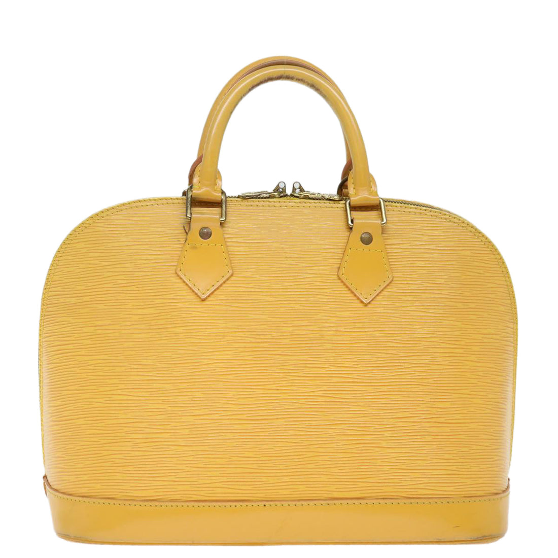 LOUIS VUITTON Epi Alma Hand Bag Tassili Yellow M52149 LV Auth 69598