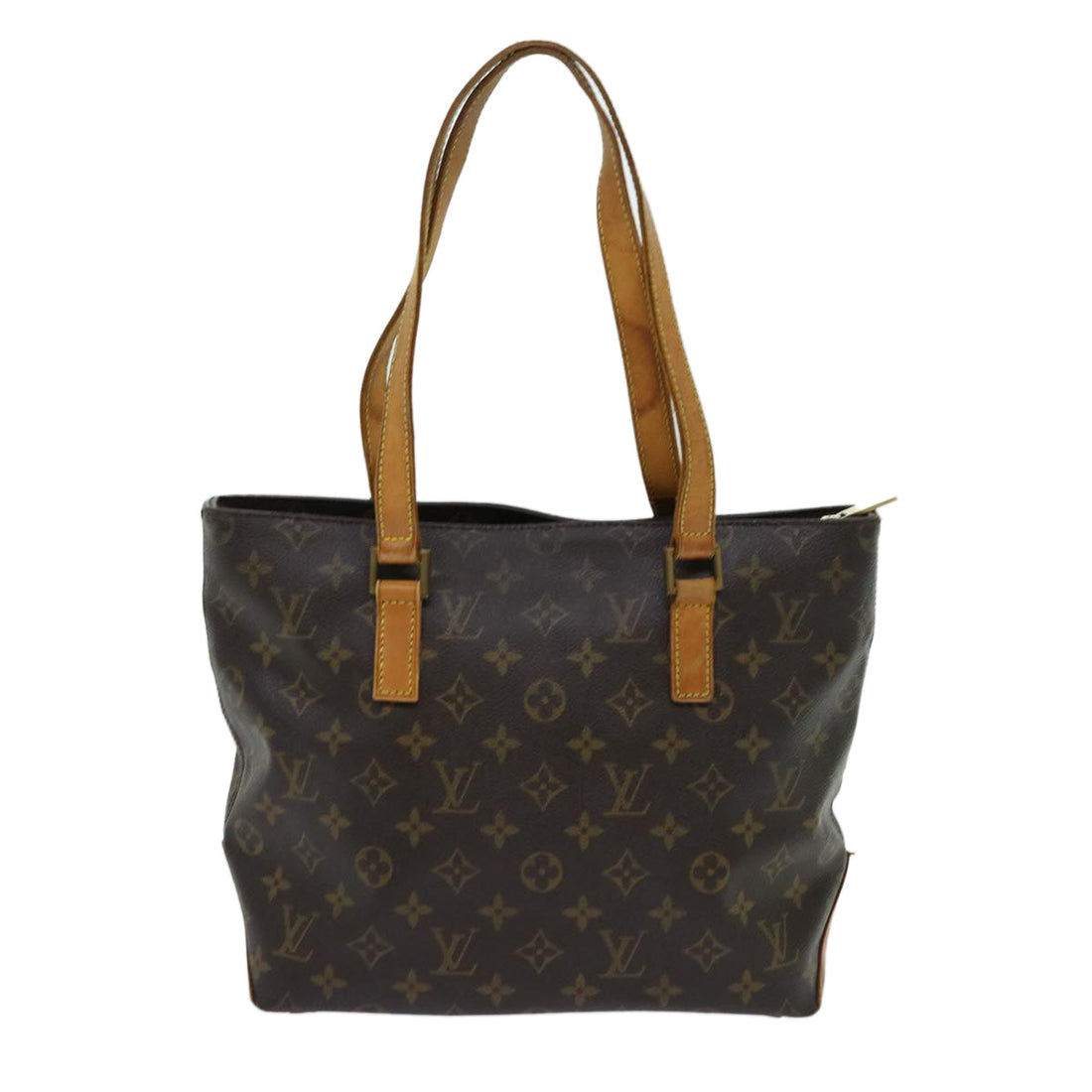 LOUIS VUITTON Monogram Cabas Piano Tote Bag M51148 LV Auth 69706