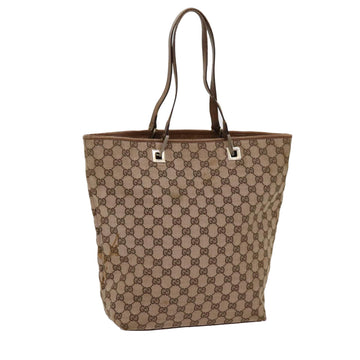 GUCCI GG Canvas Tote Bag Beige 002 1098 2123 Auth 69748