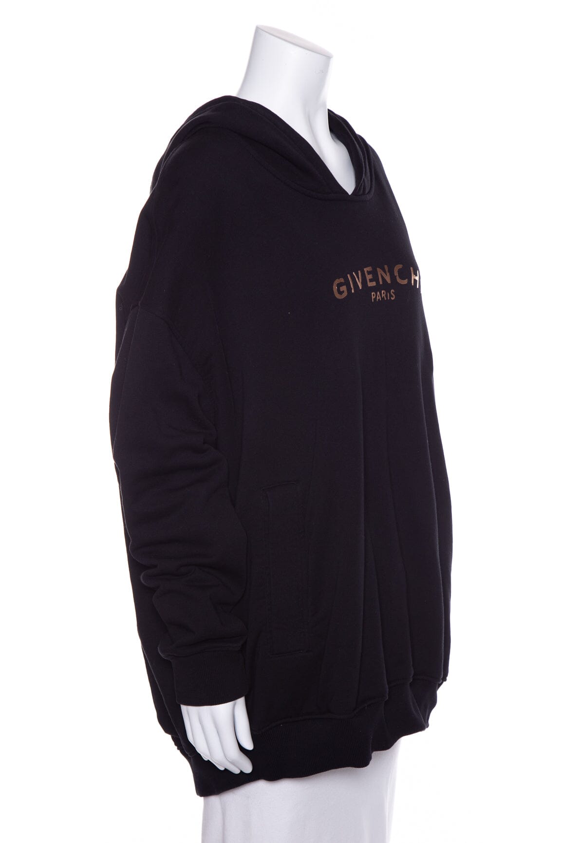 Givenchy Black and Gold Logo Sweatshirt SZ M