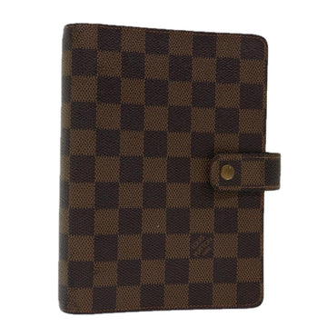 LOUIS VUITTON Damier Ebene Agenda MM Day Planner Cover R20240 LV Auth 69800