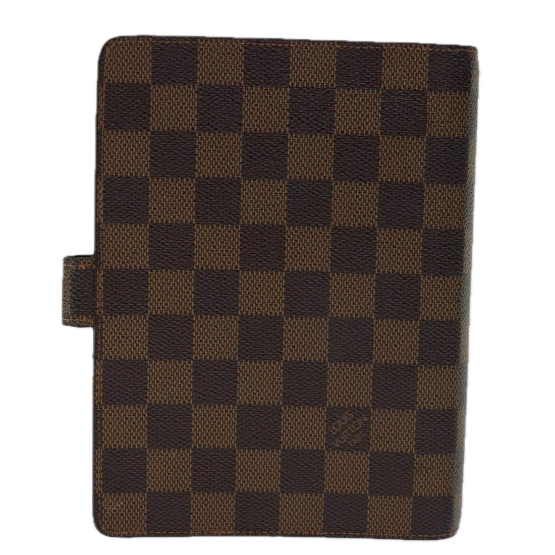 LOUIS VUITTON Damier Ebene Agenda MM Day Planner Cover R20240 LV Auth 69800