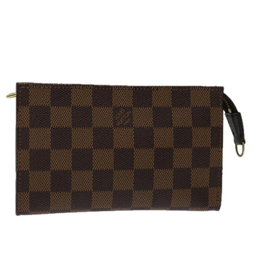 LOUIS VUITTON Damier Ebene Marais Pouch LV Auth 69802