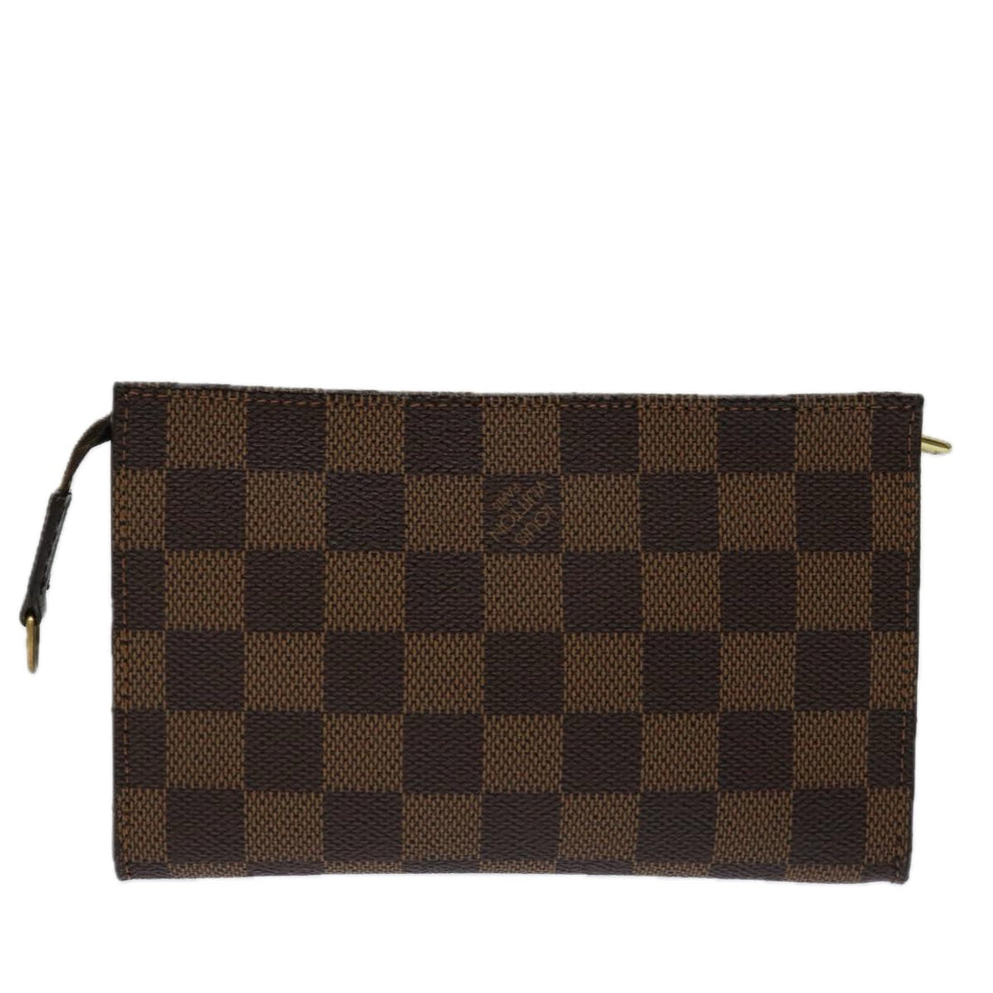 LOUIS VUITTON Damier Ebene Marais Pouch LV Auth 69802