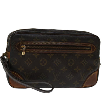 LOUIS VUITTON Monogram Marly Dragonne GM Clutch Bag M51825 LV Auth 69816