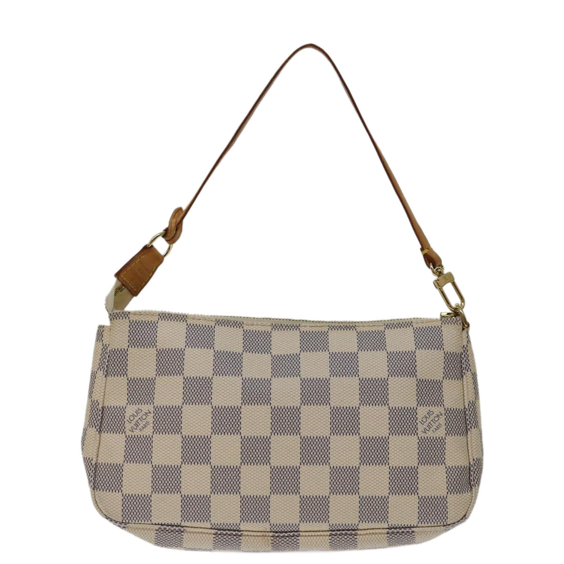 LOUIS VUITTON Damier Azur Pochette Accessoires Pouch N51986 LV Auth 69824