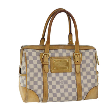 LOUIS VUITTON Damier Azur Berkeley Hand Bag N52001 LV Auth 69902