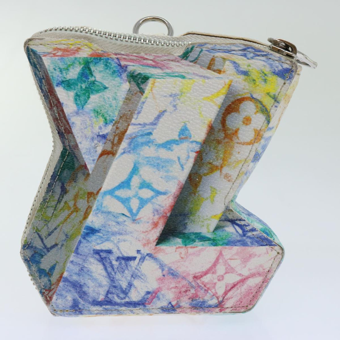 LOUIS VUITTON Monogram Pastel Colors LV Block Multicolor M57277 LV Auth 69979A