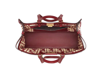 Fendi Peekaboo X Raffia Tote