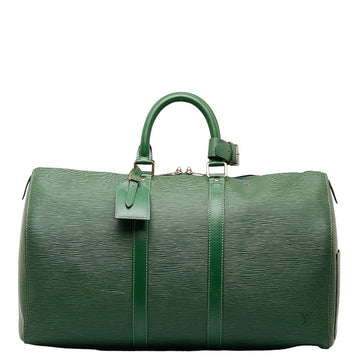 Louis Vuitton Epi Kypopur 45 Boston Travel Bag M42974 Borneo Green Leather Louis Vuitton
